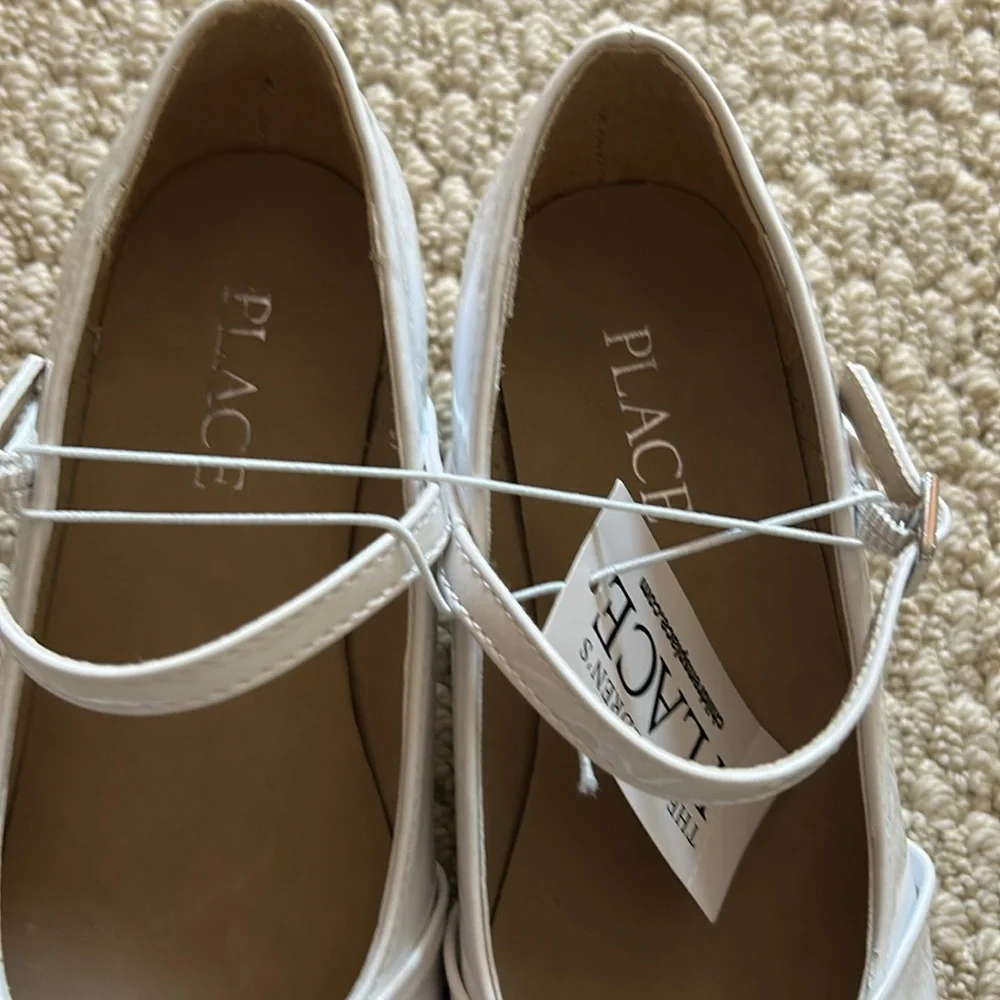 Children’s Place white Patent Leather Shoes